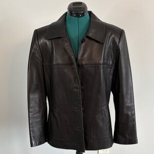 DANIER Classic Black Leather Women’s Jacket